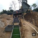 africa popular big and small trommel 10-200 tph alluvial gold mine washing plant