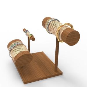 Wholesale Countertop Wooden Bracelet Stand Luxury Wooden Jewelry Display Stand from china suppliers