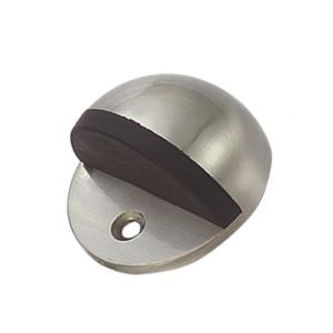 Wholesale zinc alloy circle floor Door Stop Holder Door Accessories Floor Mounted half moon door stop from china suppliers