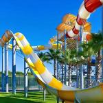 OEM Outdoor Swimming Pool Fiberglass Water Fun Game Slide for Sale