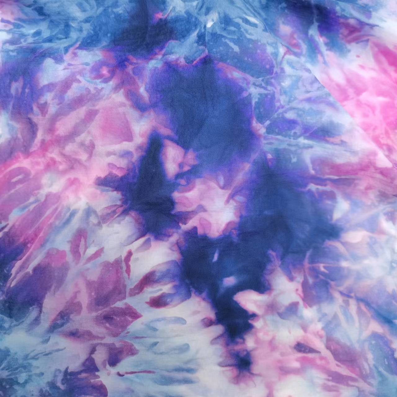 100% Nylon Tie Dyed Jersey Printed Microfiber Fabric 40D 150cm
