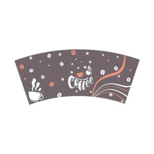 Wholesale Custom Printed Disposable Coffee Paper Cup Fan 9oz Supply In China from china suppliers