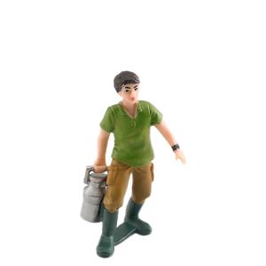 Wholesale Milk Can Boy People At Work Model Toy Figure Pretend Professionals Figurines Career Figures Toys from china suppliers