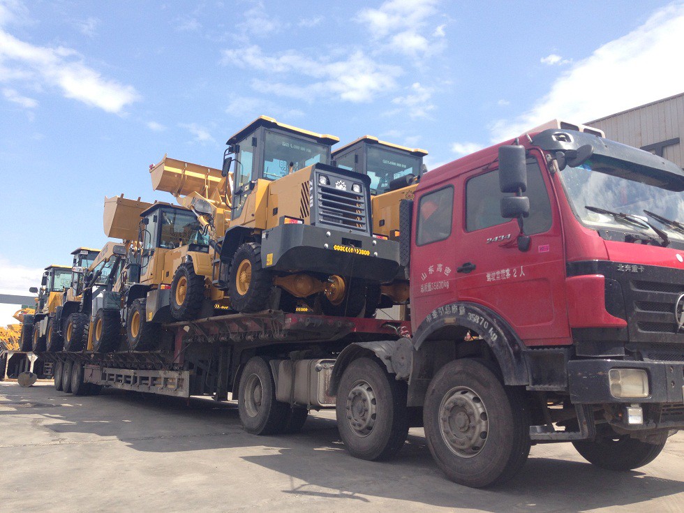42KW 4 Wheel Drive Mini 1.6 Ton Wheel Loader for Agricultural Dimension 5020mm*1860mm*2680mm