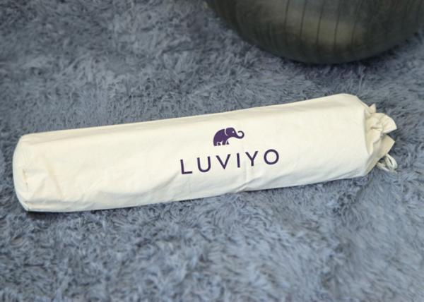 8 Oz Cotton Canvas Outdoor Drawstring Yoga Bag One Color Silk Screen Logo