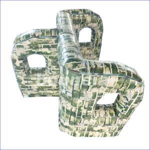 Wholesale 0.6MM PVC Inflatable Paintball Wall for Outdoor Sports from china suppliers