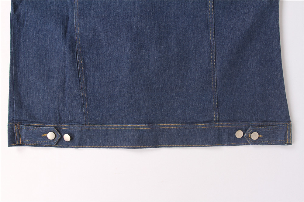 Ladies 2 Colors Casual Denim Jacket S M L XL 2XL