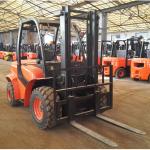 1800Kg Mini All Rough Terrain Lift Truck Articulated Forklift 1 Year Warranty