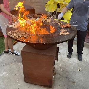 Wholesale Wood / Charcoal Outdoor Grill Steel Barbecue Portable Bbq Grill from china suppliers
