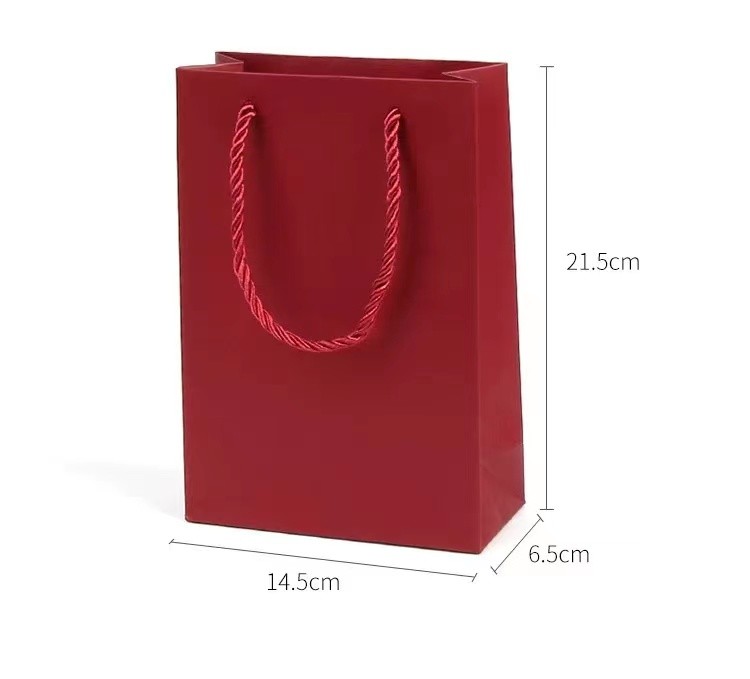 14.5*6.5*21.5cm Paper Jewellery Packaging Small Paper Bags For Jewelry