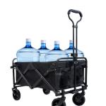 Supermarket Heavy Duty Steel Trolleys Manufacturers Hand 4 Wheel Beach Wagon