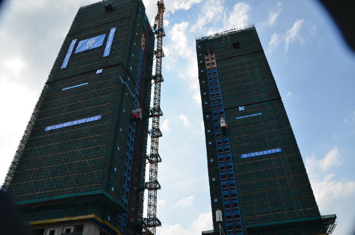Building Site 110kw 300m Rack And Pinion Construction Hoist Hot Galvanized