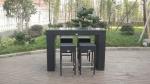 Outdoor Leisure Furniture Sets , Fashion Resin Wicker Bar Set