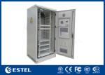 IP55 19 Inch Rack Outdoor Telecom Cabinet One Compartment Two Doors Weatherproof