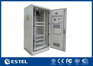 Waterproof Outdoor Telecom Cabinets , Outdoor Equipment Cabinet With Air Conditioner
