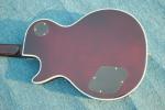 High Quality cheaper price LP custom Electric Guitar sunburst color center solid