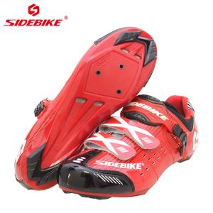 Wholesale Multifunctional Road Racing Bicycle Shoes , Black Road Bike Shoes Dampproof from china suppliers