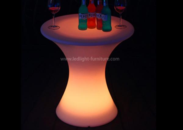 Quality 60cm Height Small LED Poseur Tables Multi Colors For Party Event Decoration for sale