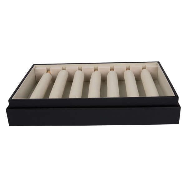 Portable PU Leather Jewelry Display Carrying Case