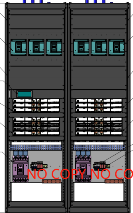 Flatpack2 Big System 48Vdc 84KW Telecom Power Indoor Cabinet Oem