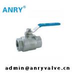 NPT BSP Threaded Stainless Steel Valves Fire Safe 2 Piece Ball Valve