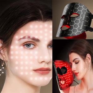 Wholesale 7 Colors led light therapy soft silicone skin whitening led facial mask from china suppliers