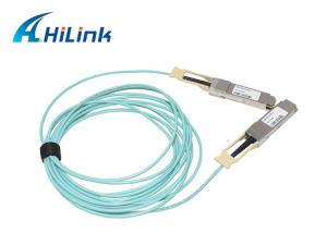 Wholesale 100G QSFP28 16ft AOC Active Optical Cable Four Channel Full Duplex 5M Cable Length from china suppliers