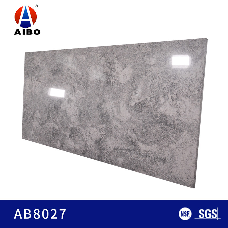 15mm thickness Calacatta Artificial Quartz Stone for Kitchen Countertops