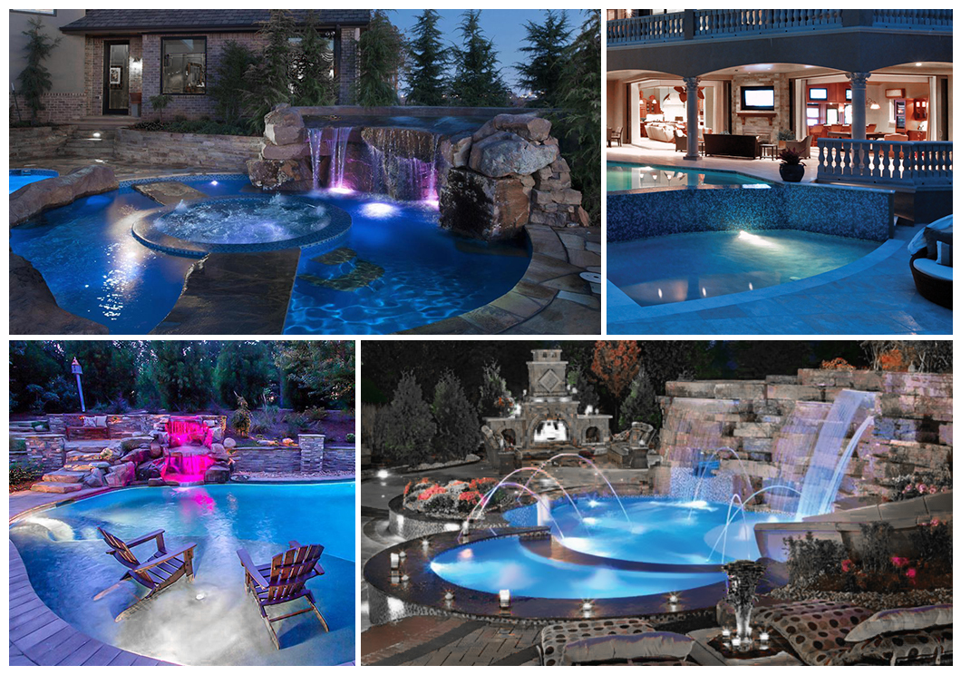SS316L VDE Led Swimming Pool Lighting 24V 18W Extenal Control 1450ma