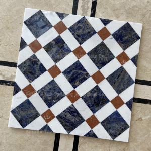 Wholesale Handmade Square Interior Waterjet Medallions Patterns Marble Stone Floor Tile from china suppliers