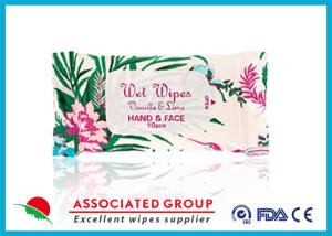 Wholesale Flavored Feminine Wipes , Feminine Antibacterial Wipes Resealable 10Pcs from china suppliers