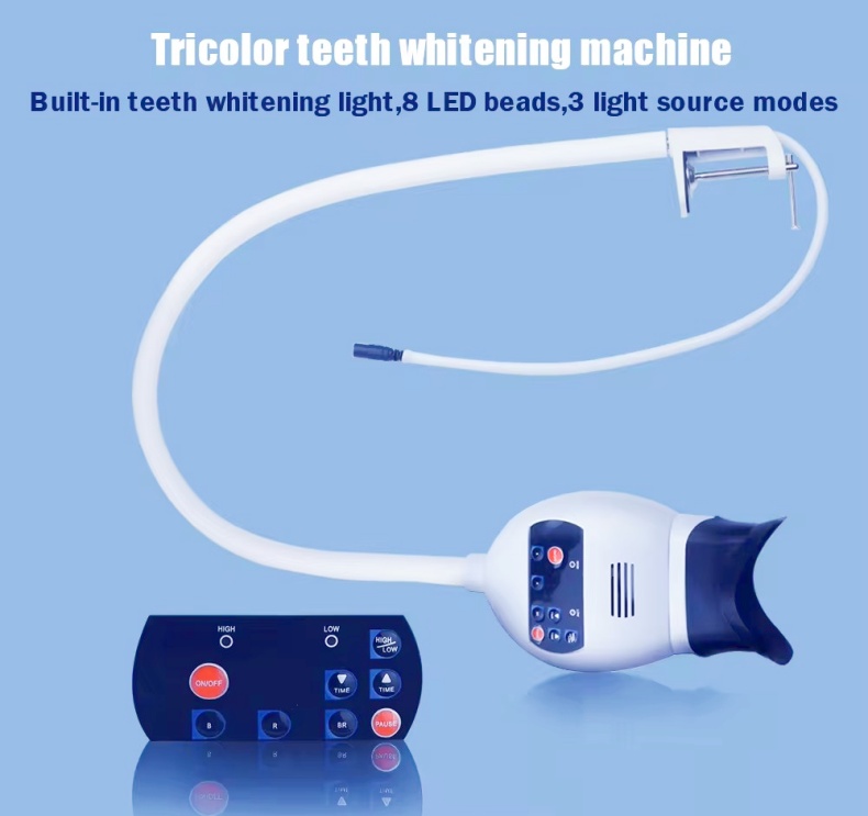 Dental Chair mounted Teeth Whitening Machine Cold Light Purple Light Teeth Whitening Lamp