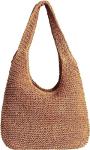 Woven Tote Bag for Women Large Straw Bags Summer Beach Hand-woven Shoulder Bag