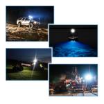 90° 24W LED Work Flood Lights For Off Road Industrial Vehicles