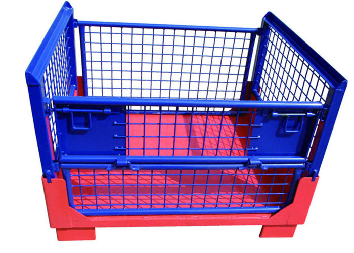 Collapsible Pallet Storage Stillage Container 1000Kg Load For Motorcycle