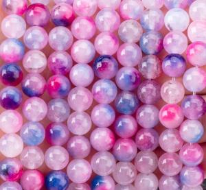 Wholesale Orchid Agate Loose Bead Strands Semi Precious Stone for DIY Jewelry Making from china suppliers