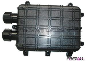 Wholesale Overhead Fiber Optic Joint Closure , Outdoor Fiber Splice Enclosure Black from china suppliers
