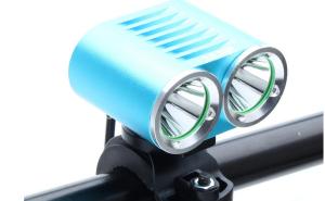 Wholesale 4 * 2000mah High Power Led Bicycle Lights , 2 CREE Small Bicycle Lights from china suppliers