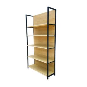 Wholesale Metal Wood Gondola Shelving Heavy Duty 4 Post Shelves For Retail Store from china suppliers