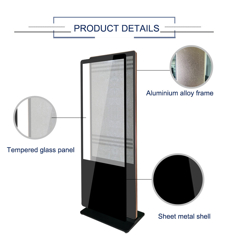 Non Touch FCC Certification 43 Inch Digital Signage Enclosure