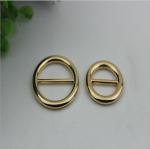 Bag hardware accessories manufacturer 25 mm / 20 mm gold metal adjustable buckle