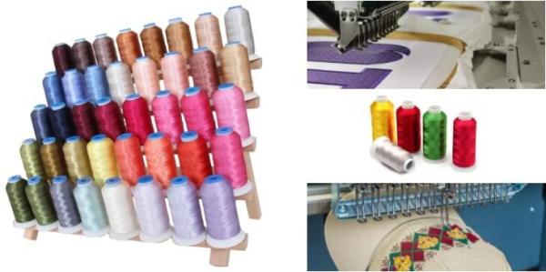 108D/2 Polyester Embroidery Thread OEKO Certificated For Embroidery