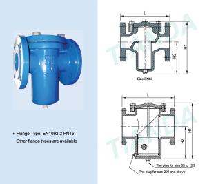 Wholesale Carbon Steel Simplex Basket Strainers ANSI / DIN / JIS Flange Connection from china suppliers