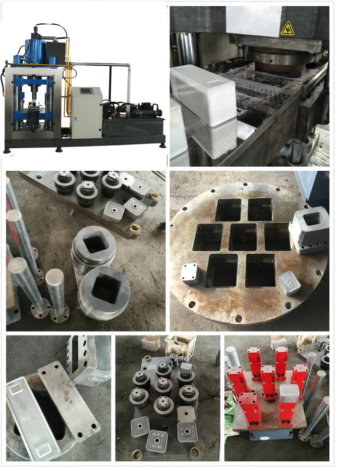 Salt Block Press Machine , Hydraulic Power Press Machine Various Mold for Animal Nutrition Mineral Salt Licking Block
