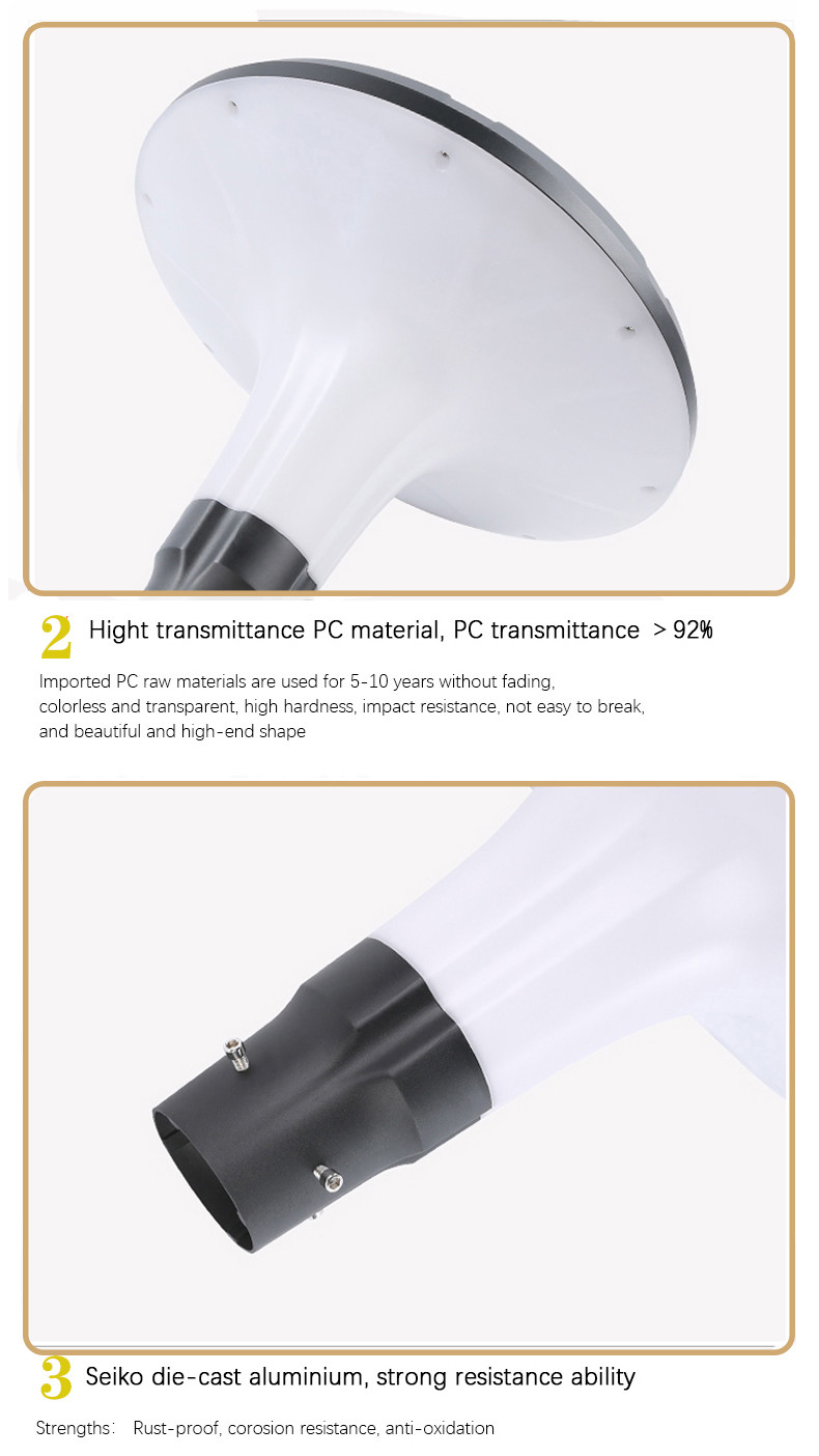 25W Power Solar House Stake Lights LED Outdoor Garden Lights