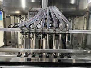 Wholesale Automatic 2-8 Nozzles Bottle Liquid Filling Machine Washing Detergent Soap Filling Equipment from china suppliers