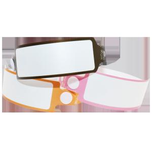 Wholesale Soft PVC Bracelets , Heat Transfer Printing Self Adhesive Wristbands from china suppliers