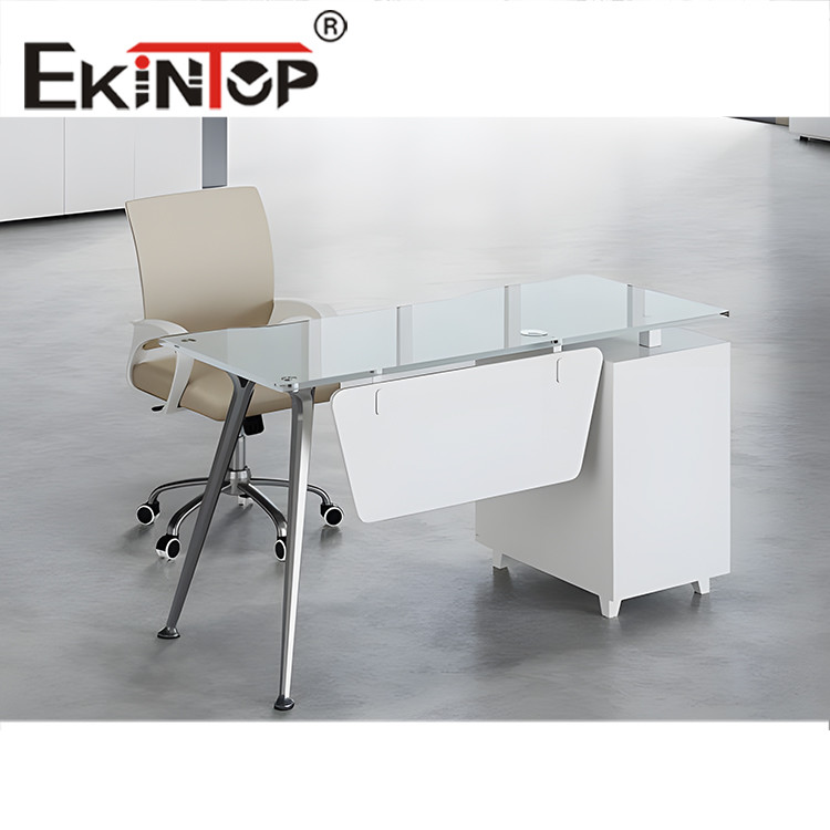 office glass desk