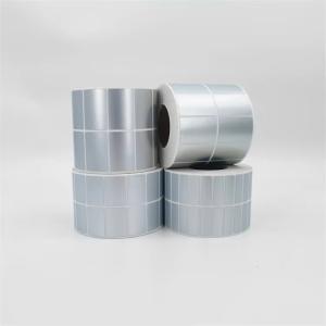 Wholesale Matte Silver Pet Label Self Adhesive Label Rectangular Shaped from china suppliers