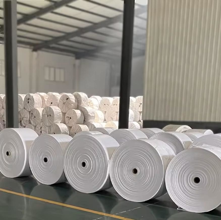 Polypropylene PP Woven Fabric UV Treated 40gsm-170gsm Customized Color
